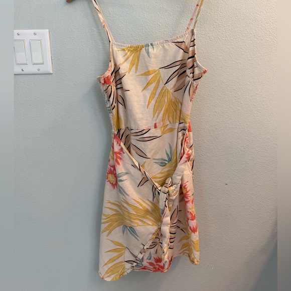 Billabong floral island hopper dress cotton linen size small NWOT - Picture 7 of 9